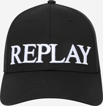 REPLAY Cap in Schwarz