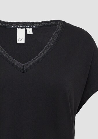 T-shirt QS en noir