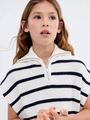 Pull-over 'ELISE' MANGO KIDS en blanc