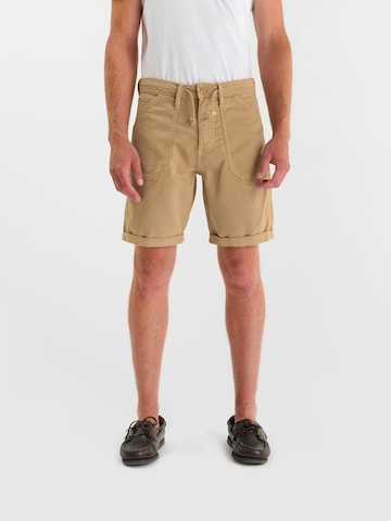 Regular Pantalon Le Temps Des Cerises en beige : devant