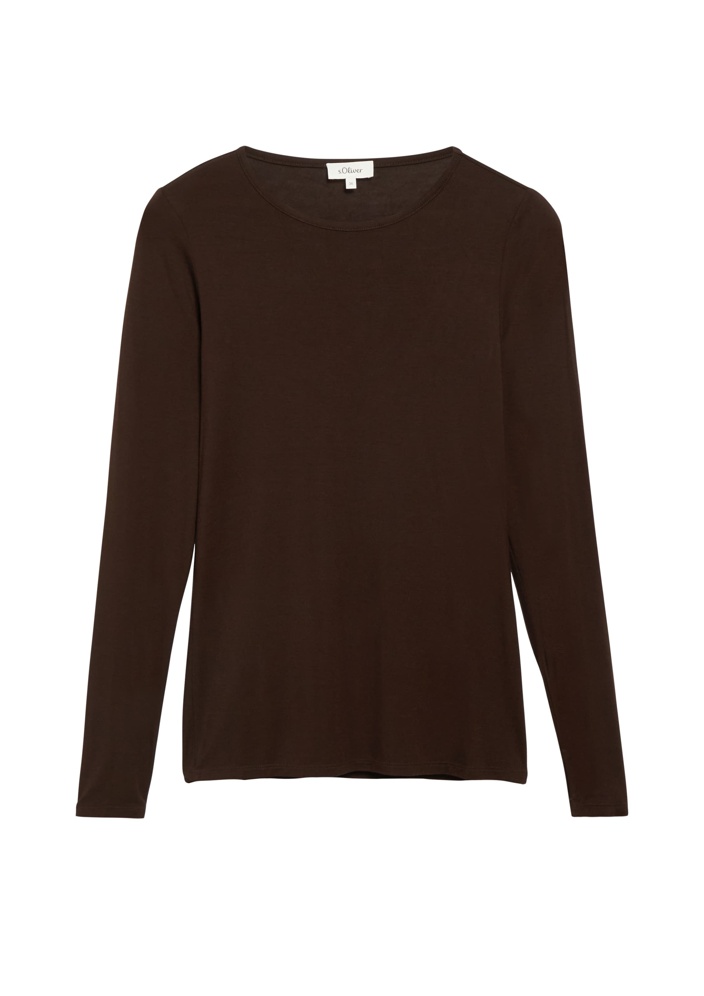 T-shirt s.Oliver en marron : devant
