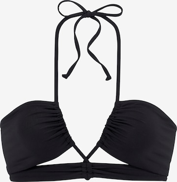 Top per bikini di s.Oliver in nero: frontale