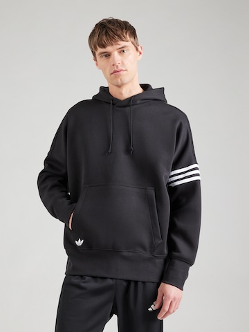 ADIDAS ORIGINALS Sweatshirt 'Neuclassics' in Zwart: voorkant