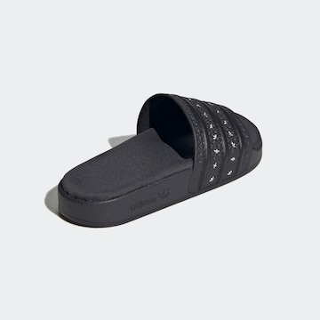 ADIDAS ORIGINALS Pantolette 'Adilette' in Schwarz