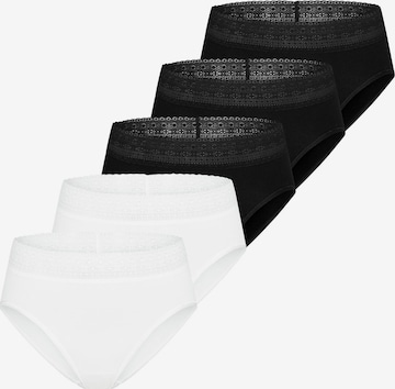Mey Slip 'Modal Lace' in Grau: Vorderseite