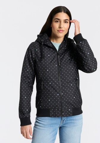 Ragwear Between-Season Jacket in Black: front