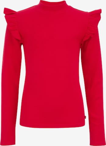 T-Shirt WE Fashion en rouge : devant