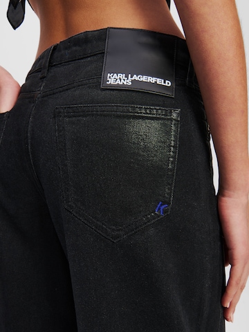 KARL LAGERFELD JEANS Loosefit Τζιν σε μαύρο