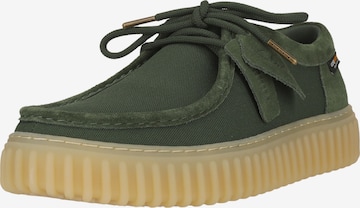 Mocassin 'Torhill Lo' CLARKS en vert : devant