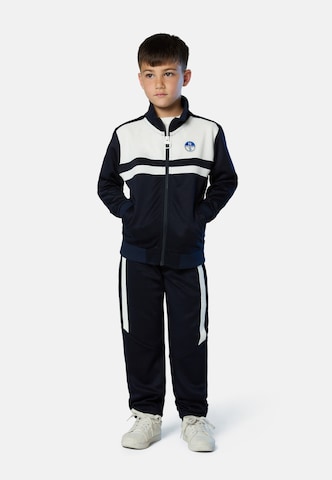 North Sails Trainingspak in Blauw: voorkant