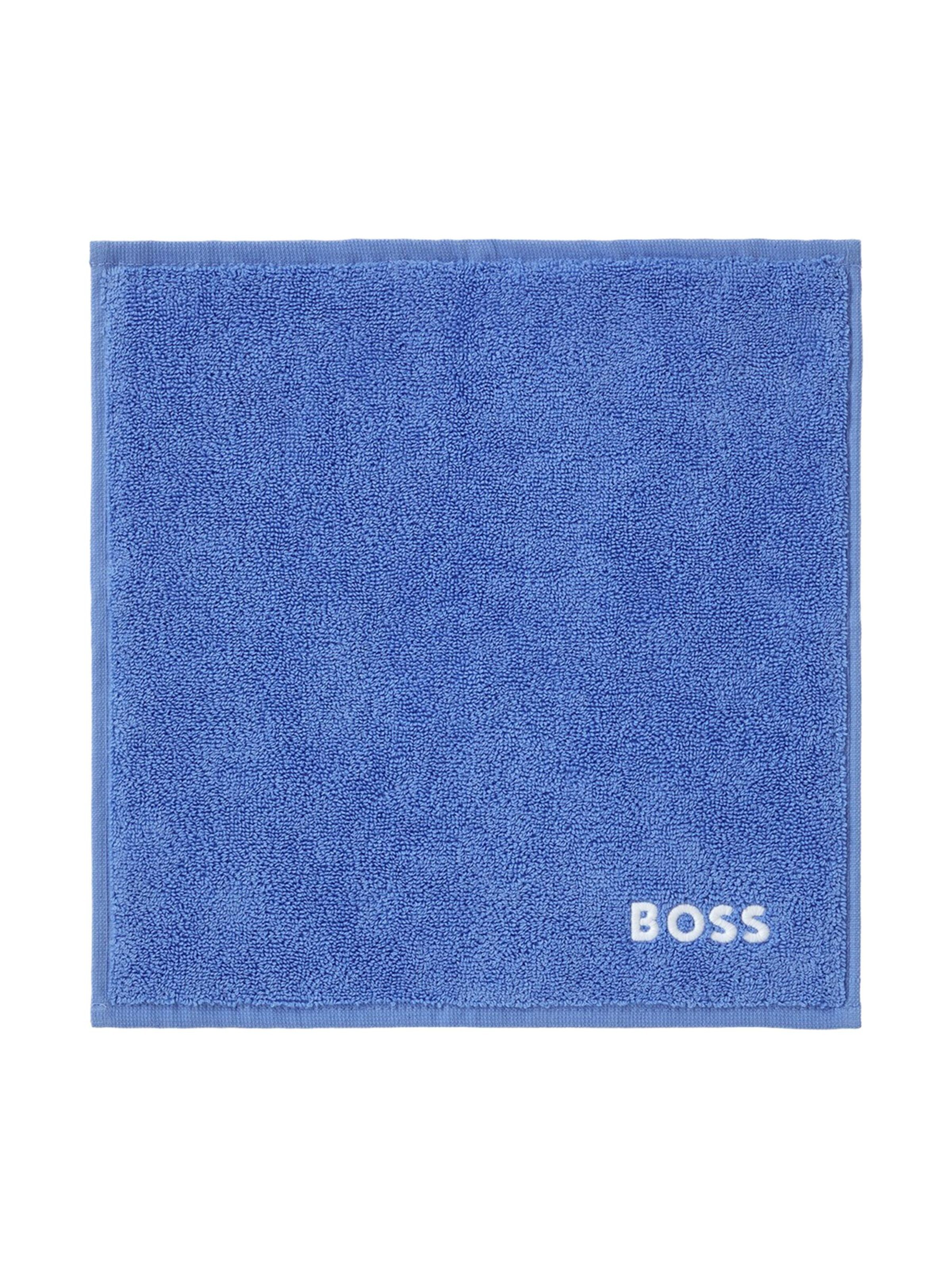 BOSS Home Towel 'EDGE' in Blue: front