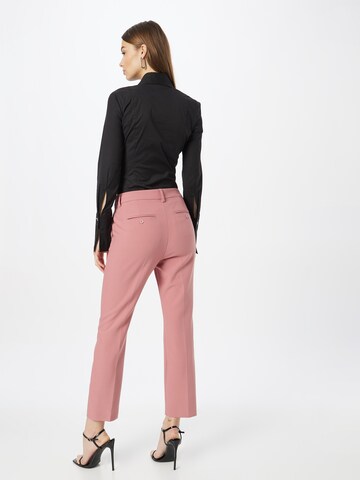 Weekend Max Mara Regular Pleated Pants 'RANA' in Pink