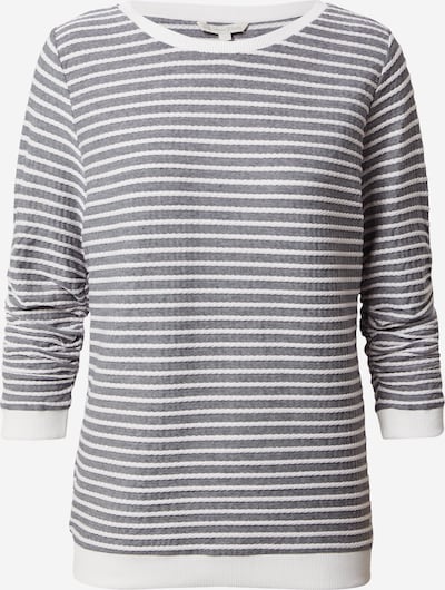 TOM TAILOR DENIM Sweater majica u siva / bijela, Pregled proizvoda
