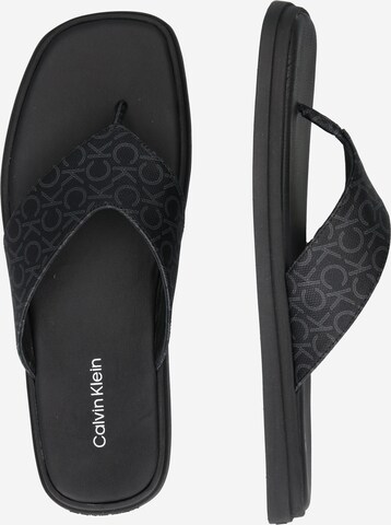 Calvin Klein Teenslipper in Zwart