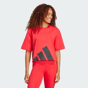 ADIDAS SPORTSWEAR Funktionsshirt 'Essentials' in Rot: Vorderseite