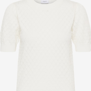 SAINT TROPEZ Pullover in Weiß: Vorderseite