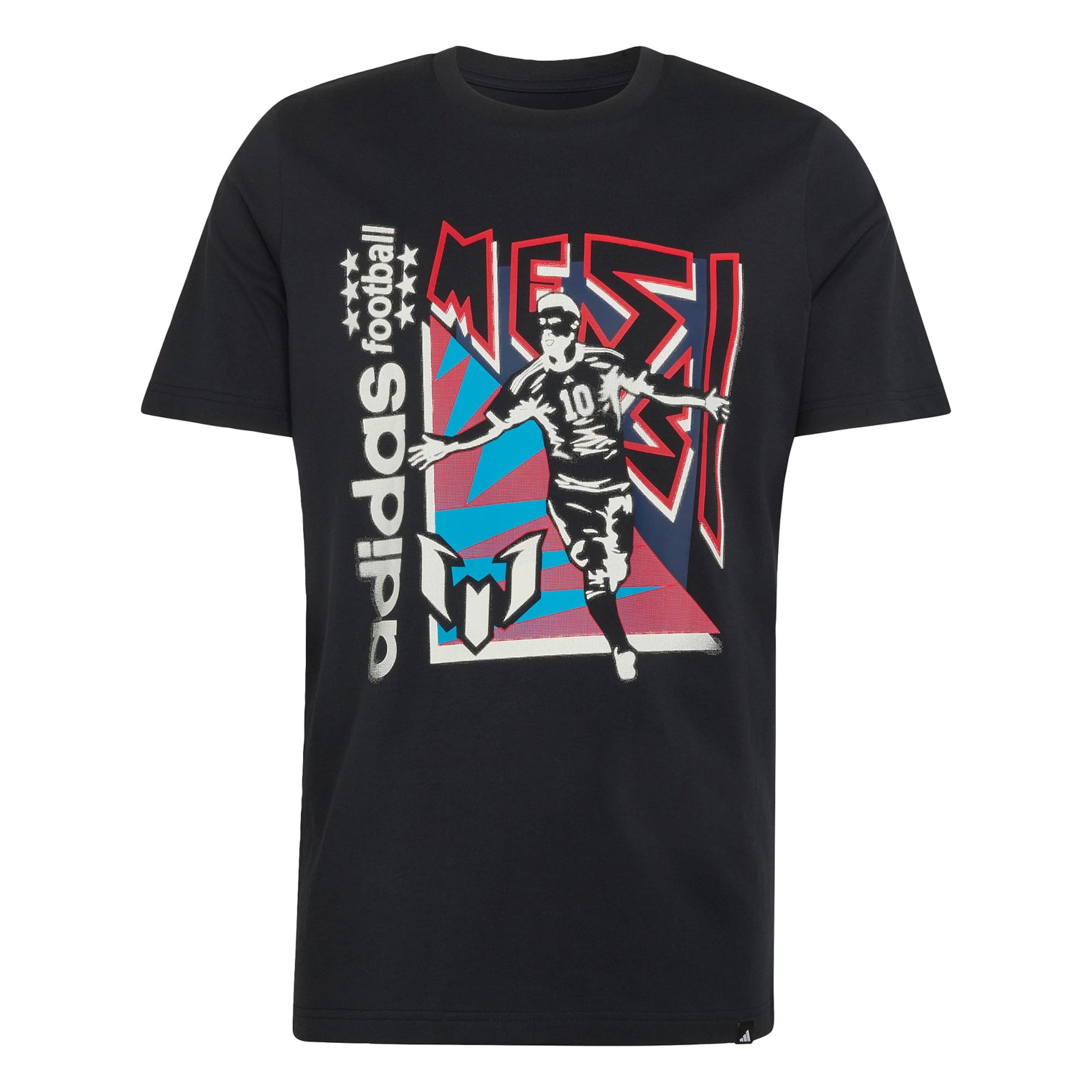 T-Shirt fonctionnel 'Messi' ADIDAS PERFORMANCE en noir : devant