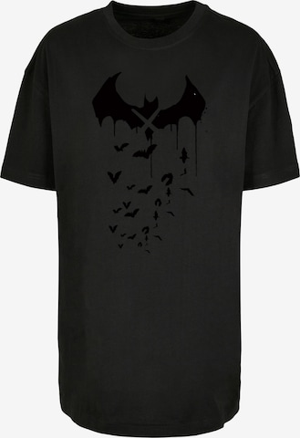 F4NT4STIC T-Shirt 'DC Comics Batman Arkham Bats X Drip' in Schwarz: predná strana