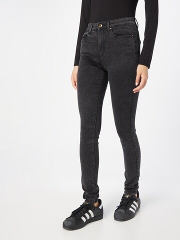 Skinny Jean 'Royal' ONLY en noir : devant