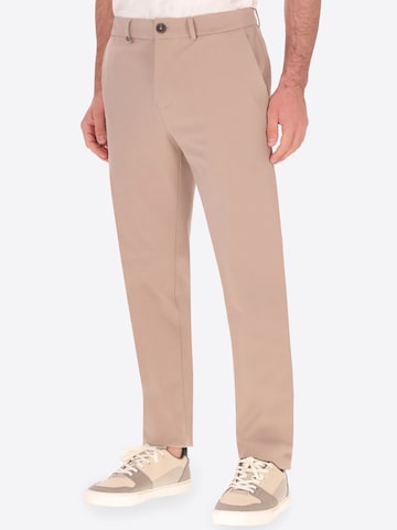 Distretto12 Regular Hose 'Milano' in Braun: Vorderseite