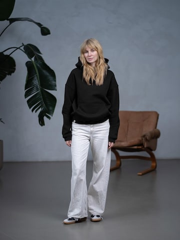 NOORLYS Sweatshirt 'PUNDIG'‌‌‌‌ in Schwarz: Vorderseite