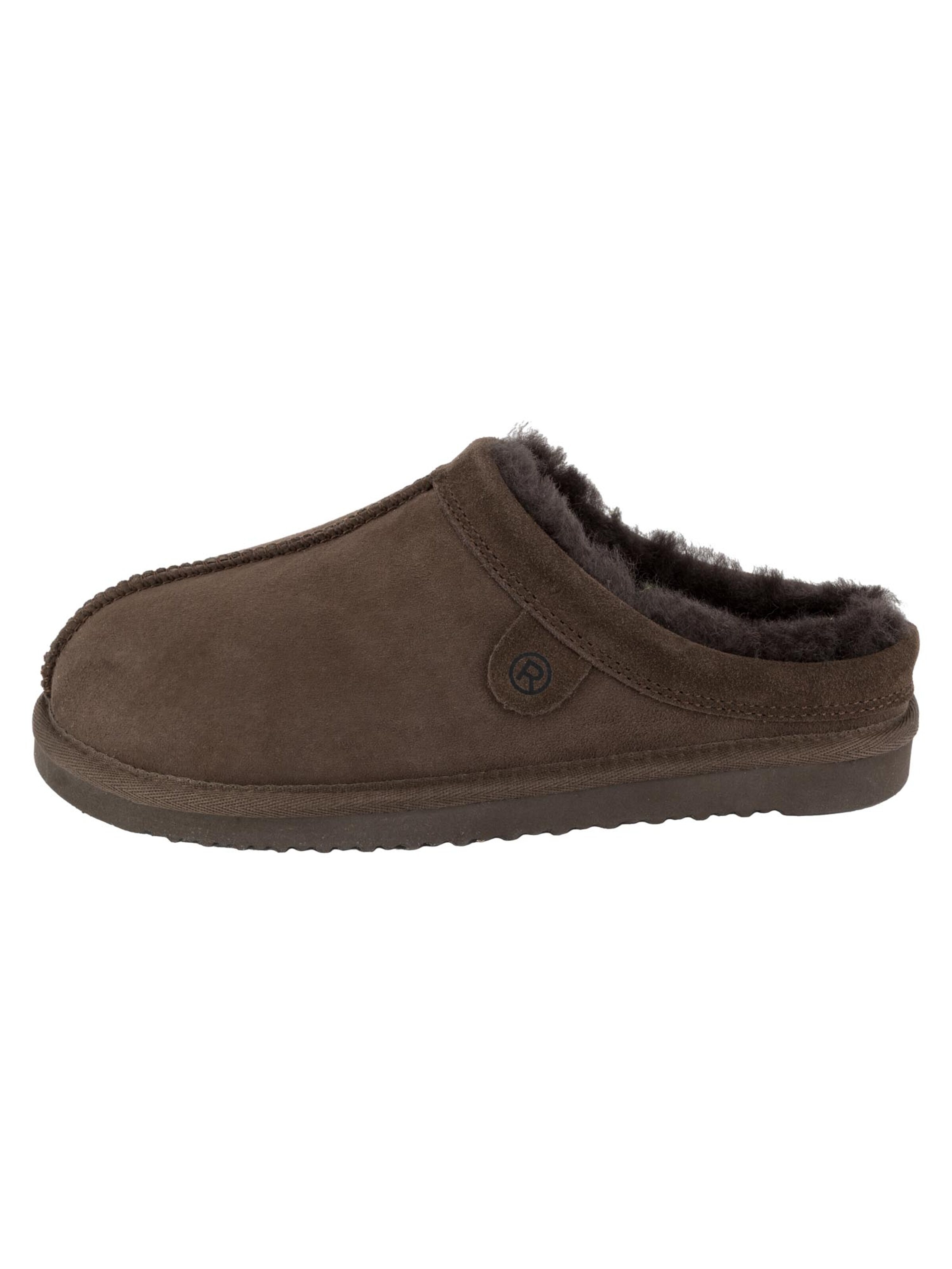 ROHDE Slippers 'Soazza' in Brown: front