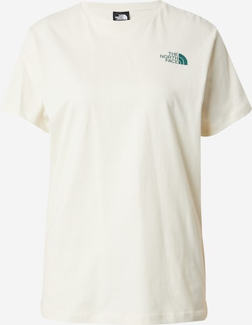 THE NORTH FACE T-Shirt in Weiß: Vorderseite