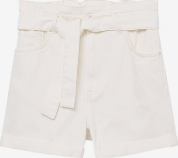 Regular Pantalon 'MIA' MANGO en beige : devant