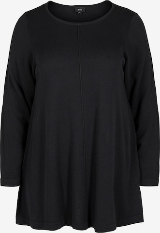 Zizzi Sweater 'MSHAPE' in Black: front