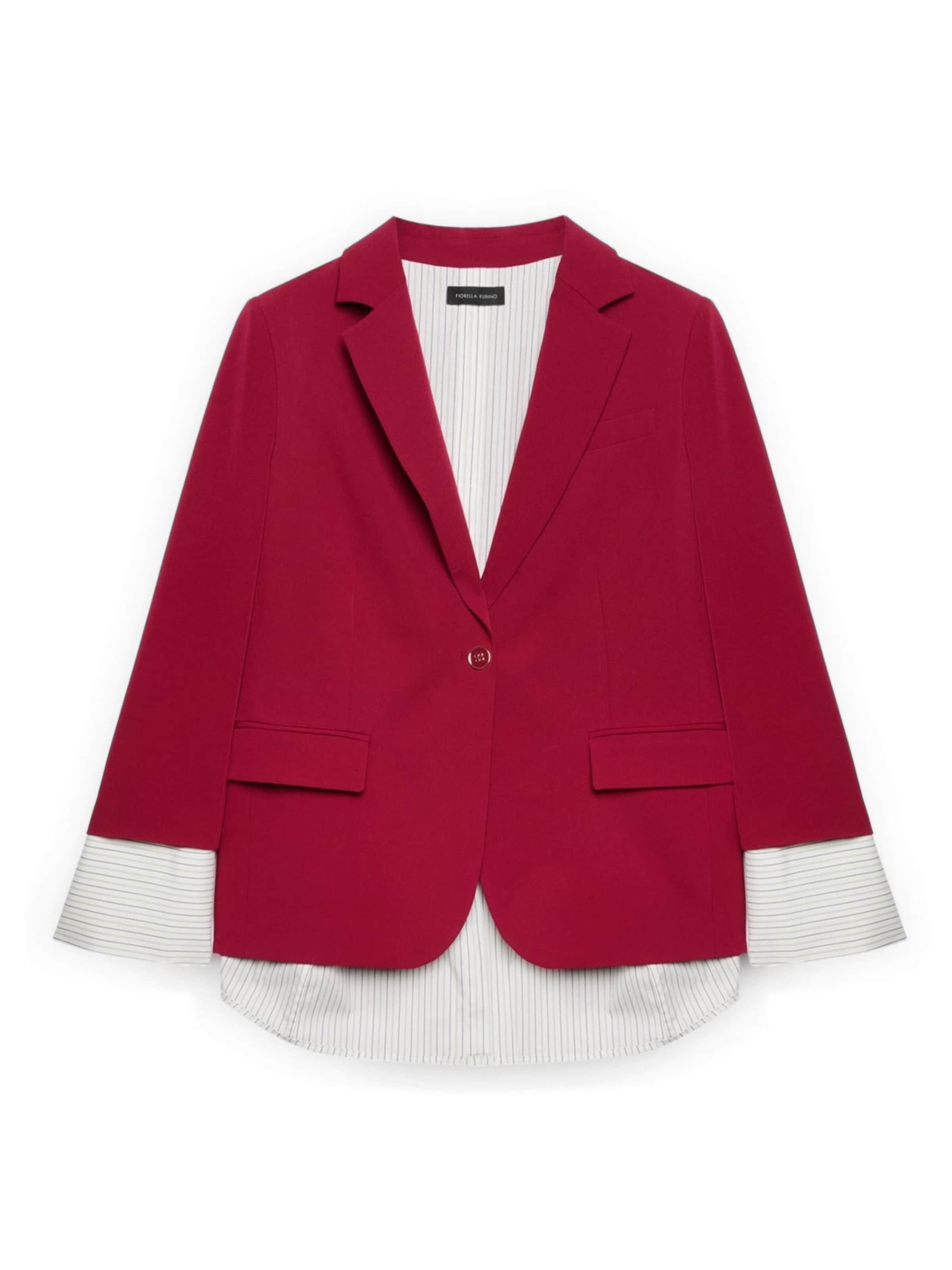 Fiorella Rubino - Blazer en rojo: frente
