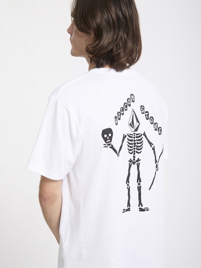 Volcom T-Shirt 'Felix  Skull' in XS in schwarz / weiß, Produktansicht