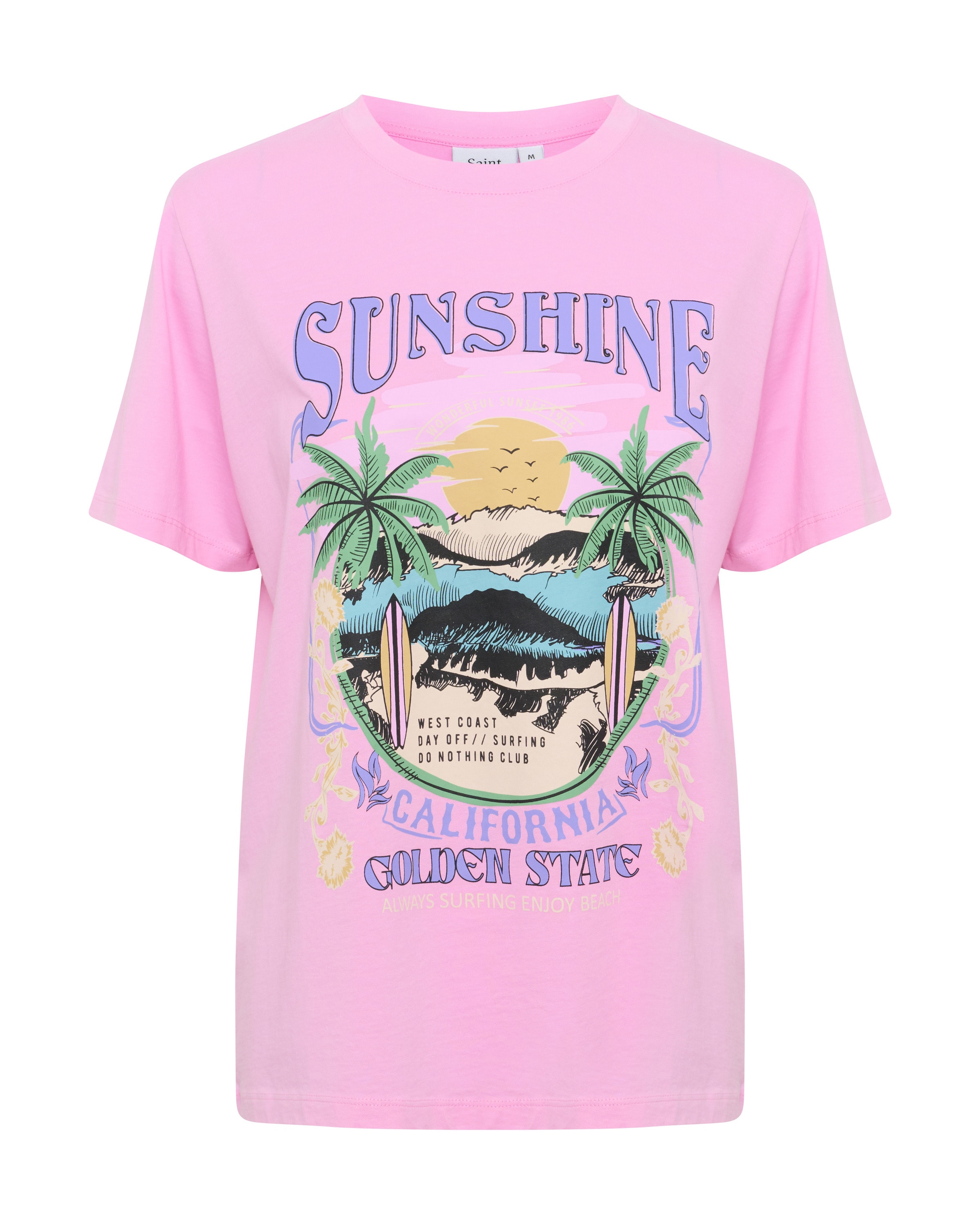 purpurinė SAINT TROPEZ Marškinėliai: priekis