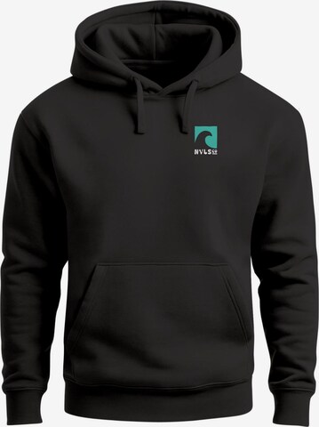 Neverless Sweatshirt 'California Surf' in Black: front