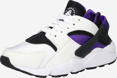 Nike Sportswear Baskets basses 'Huarache' en violet foncé / noir / blanc, Vue avec produit