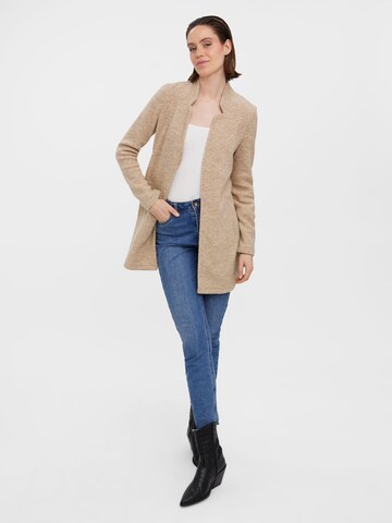 VERO MODA Between-Seasons Coat 'Katrine' in Brown