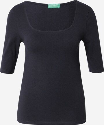 UNITED COLORS OF BENETTON Shirt in Black: front