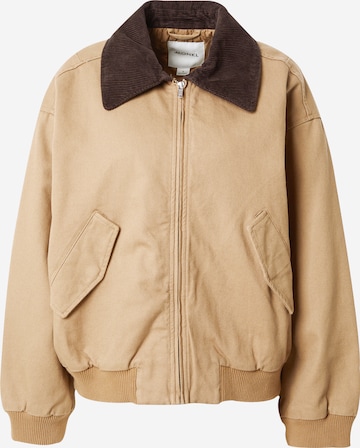 Monki Between-Season Jacket in Beige: front