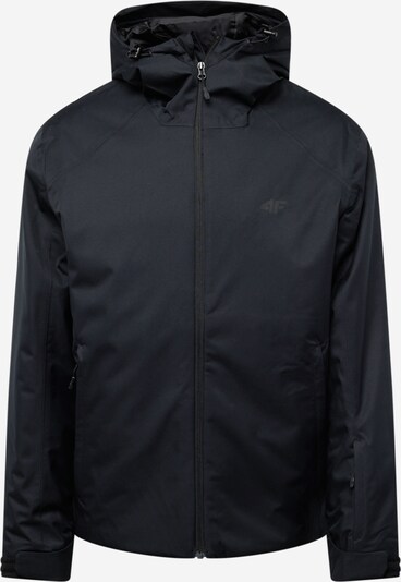 4F Zunanja jakna | črna barva, Prikaz izdelka