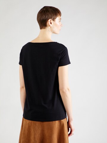 Sisley T-Shirt in Schwarz