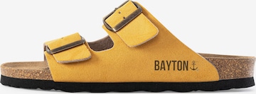 Bayton - Zapatos abiertos 'Atlas' en amarillo: frente