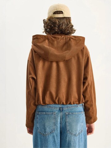 Bianco Lucci Between-Season Jacket in Brown