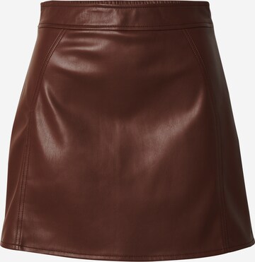 River Island Rok in Bruin: voorkant