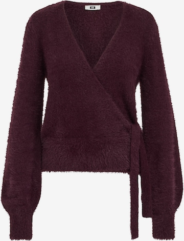 WE Fashion Neuletakki värissä lila: etupuoli