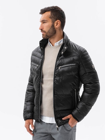 Veste d’hiver 'OM-JAHP-22FW-010' Ombre en noir