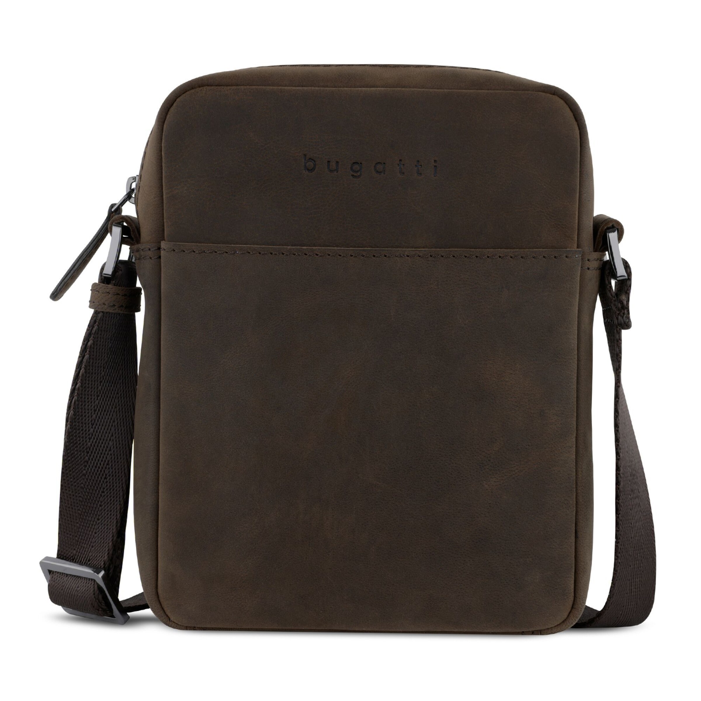 bugatti Umhängetasche 'Luca' in Braun: Vorderseite