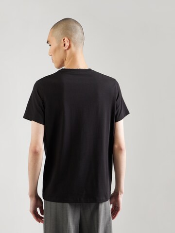 Karl Lagerfeld Μπλουζάκι σε μαύρο: πίσω