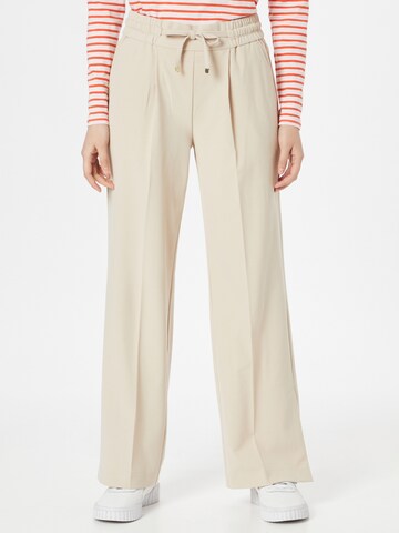 b.young Wide leg Broek 'Danta' in Beige: voorkant