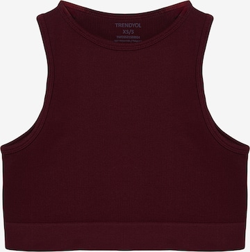 purpurinė Trendyol Biustjė Sportinė liemenėlė: priekis