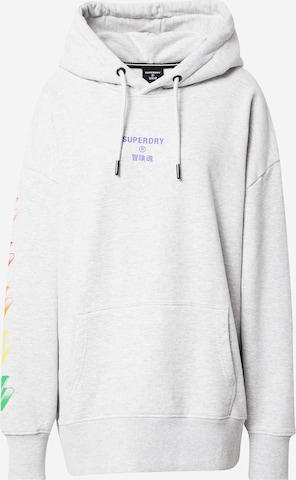 Superdry Sweatshirt in Grau: predná strana