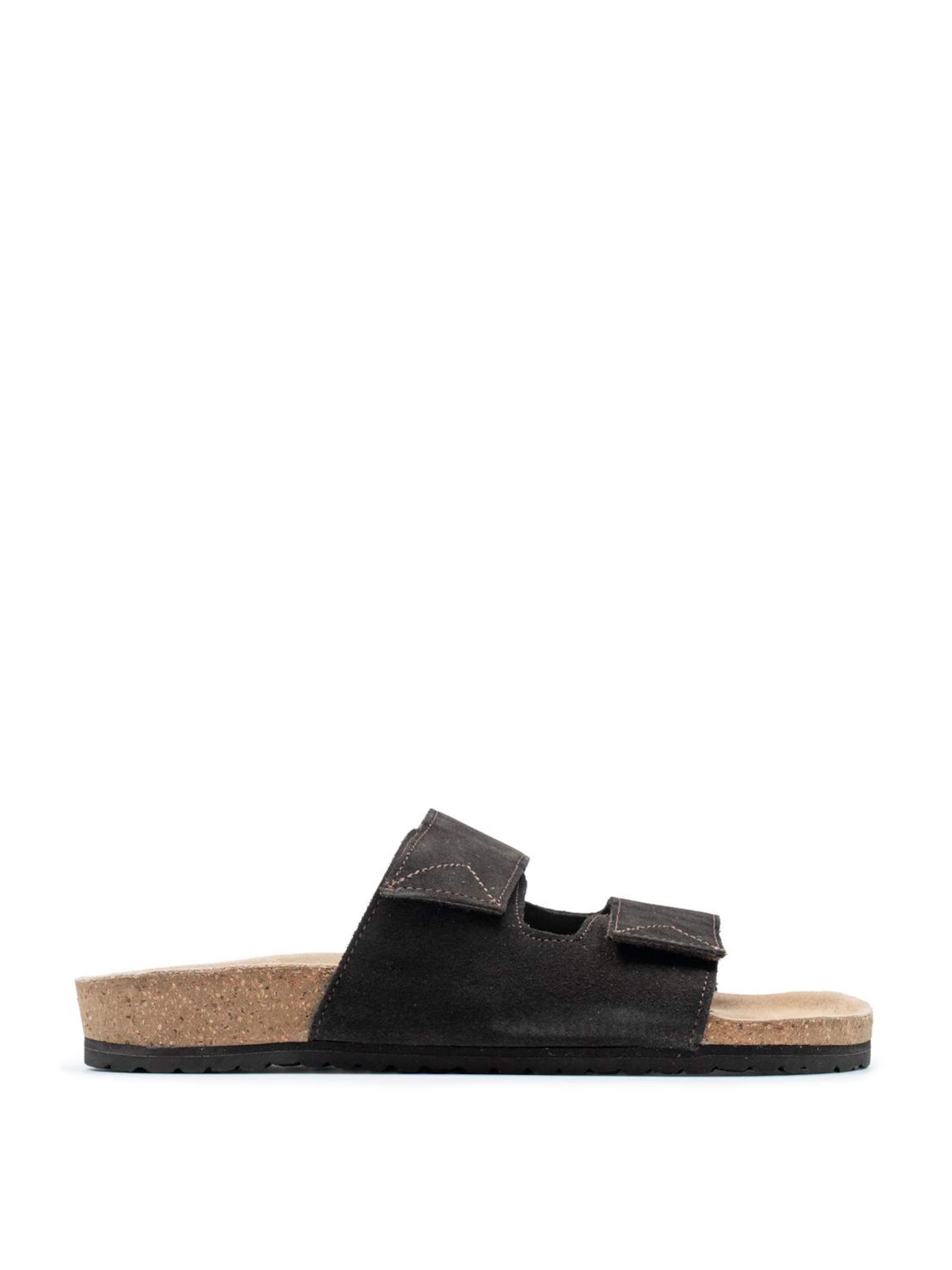 SELECTED - Zapatos abiertos en marrón: frente